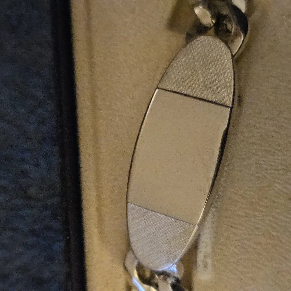 Man's Engravable ID Bracelet - Picture 2 of 6